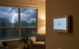 Power surges and thermostat