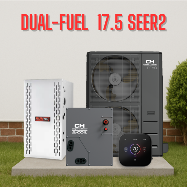 Cooper&Hunter / RUNTRU Dual fuel 2.5 ton system 17.5 SEER2