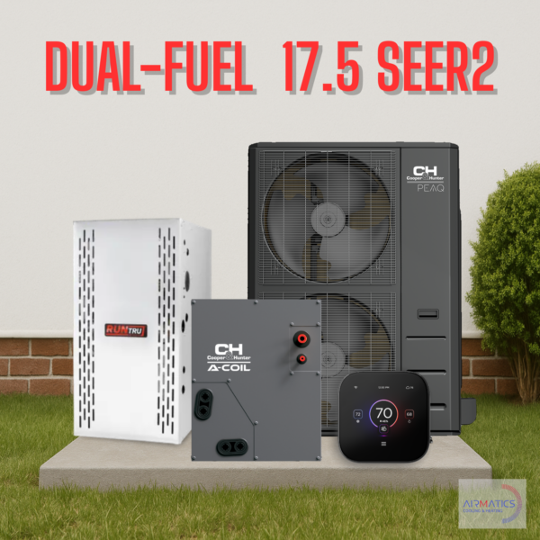 Cooper&Hunter / RUNTRU Dual fuel 3.5 ton system 17.5 SEER2